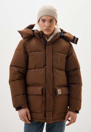 Куртка утепленная Carhartt WIP. Цвет: коричневый