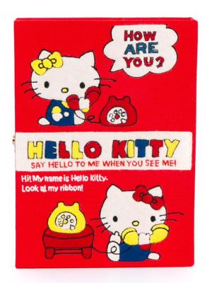 Клатч Hello Kitty Book Olympia Le-Tan. Цвет: красный