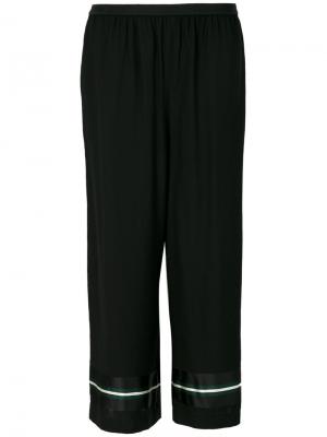 Укороченные широкие пижамные брюки  IM Isola Marras I'M. Цвет: чёрный
