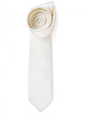 Классический галстук Dolce & Gabbana. Цвет: белый