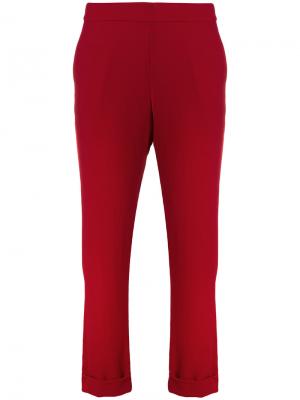 Укороченные брюки P.A.R.O.S.H.. Цвет: красный