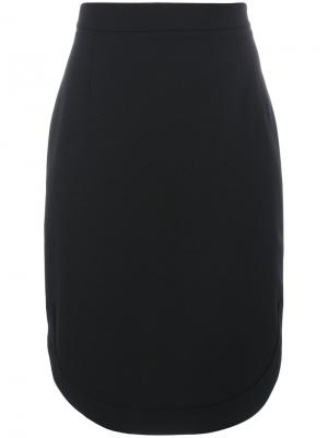 Юбка с боковым разрезом Givenchy. Цвет: чёрный