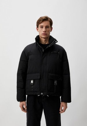 Куртка утепленная Karl Lagerfeld. Цвет: черный