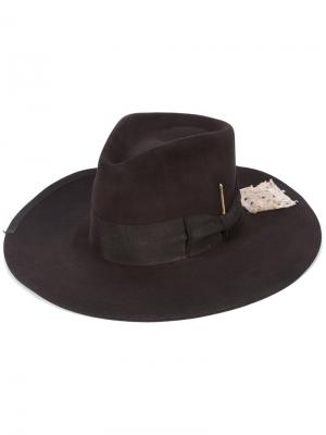 Шляпа со спичкой Nick Fouquet. Цвет: коричневый