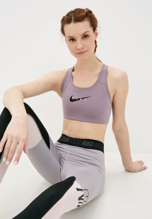 Топ спортивный Nike. Цвет: фиолетовый