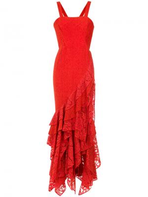 Maite lace gown Martha Medeiros. Цвет: красный