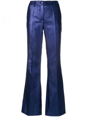 Расклешенные брюки P.A.R.O.S.H.. Цвет: синий