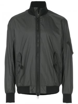 Куртка-бомбер на молнии Helmut Lang. Цвет: чёрный