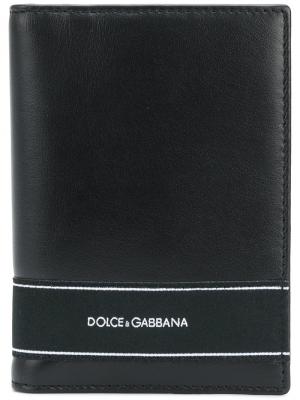 Logo panel long wallet Dolce & Gabbana. Цвет: чёрный