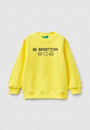 Свитшот United Colors of Benetton. Цвет: желтый