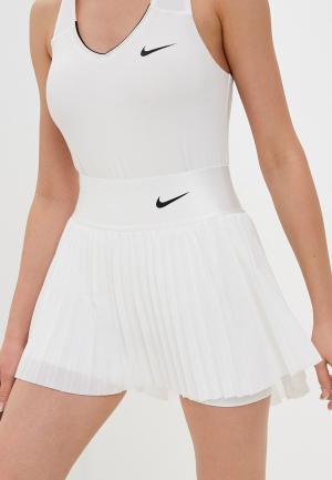 Юбка-шорты Nike. Цвет: белый