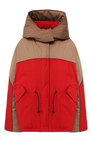Куртка с воротником-стойкой и капюшоном Kenzo. Цвет: красный