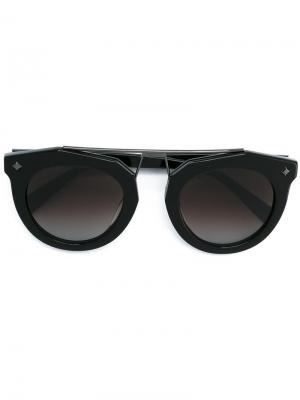 Солнцезащитные очки-авиаторы MCM. Цвет: чёрный