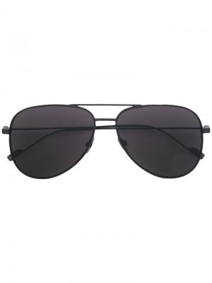 Солнцезащитные очки-авиаторы Saint Laurent Eyewear. Цвет: металлический