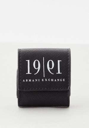 Чехол для наушников Armani Exchange. Цвет: черный