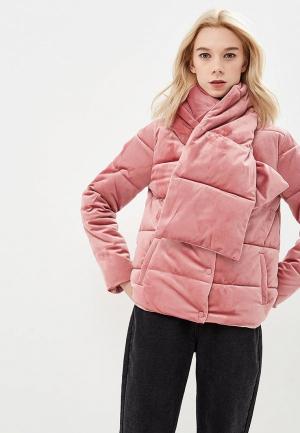 Куртка утепленная B.Style. Цвет: розовый