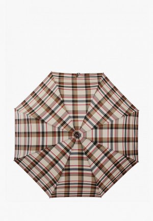 Зонт складной Fabretti. Цвет: бежевый