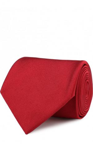 Шелковый галстук Brioni. Цвет: красный