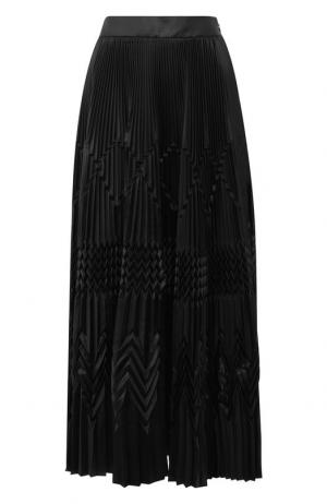 Плиссированная юбка-миди Givenchy. Цвет: черный