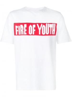 Футболка Fire of youth Loewe. Цвет: белый