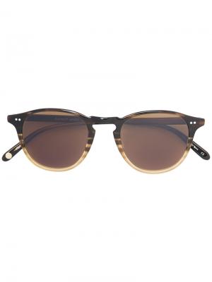 Солнцезащитные очки Hampton Garrett Leight. Цвет: коричневый