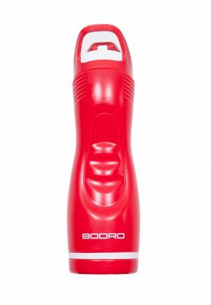 Бутылка Bodro Design. Цвет: красный
