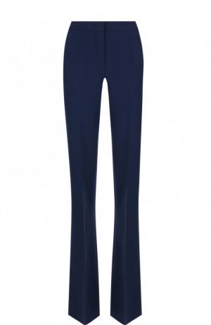 Расклешенные шерстяные брюки со стрелками Emilio Pucci. Цвет: темно-синий