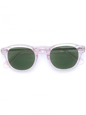 Солнцезащитные очки Lemtosh Moscot. Цвет: розовый и фиолетовый