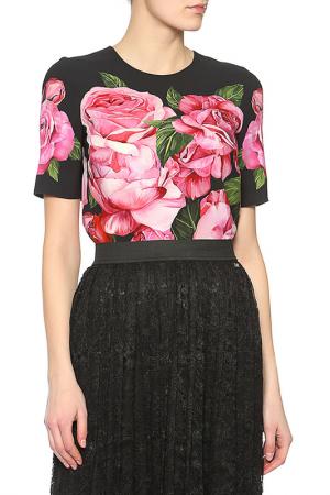 Блузка Dolce & Gabbana. Цвет: черный