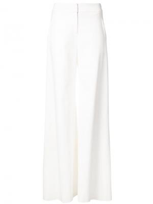 Широкие брюки Carolina Herrera. Цвет: белый
