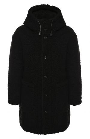 Пальто на молнии с капюшоном Dsquared2. Цвет: черный