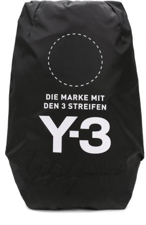 Рюкзак с логотипом бренда Y-3. Цвет: черный