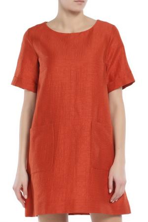 Платье S MAX MARA. Цвет: оранжевый