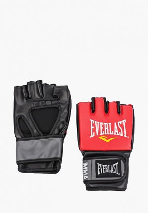 Перчатки ММА Everlast. Цвет: красный