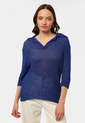 Пуловер Calin Doux. Цвет: синий