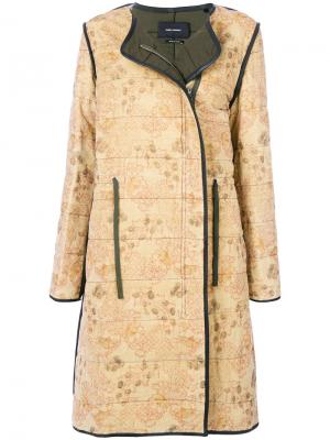 Пальто со шнурком на талии Isabel Marant. Цвет: телесный