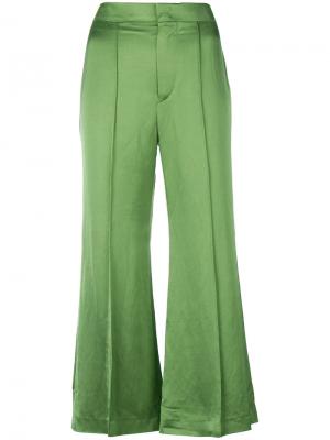 Укороченные брюки Isabel Marant. Цвет: зелёный