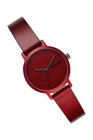 Наручные часы D K N Y. Цвет: красный