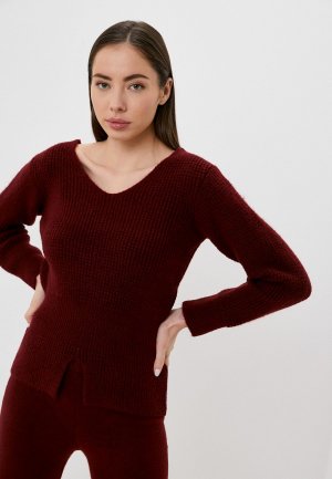 Пуловер Time-to-dress. Цвет: бордовый