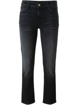 Укороченные джинсы J Brand. Цвет: серый