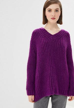 Пуловер Mango. Цвет: фиолетовый