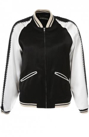 Куртка Saint Laurent. Цвет: черный