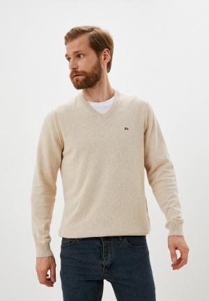 Пуловер Basics & More. Цвет: бежевый
