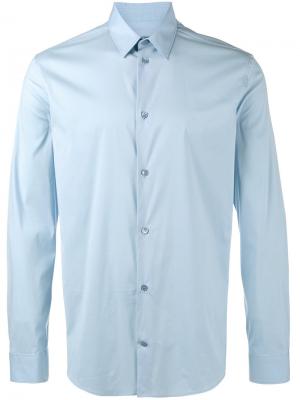 Классическая рубашка Balenciaga. Цвет: синий