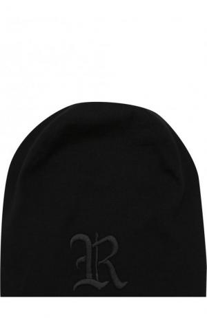 Шерстяная шапка бини Ralph Lauren. Цвет: черный