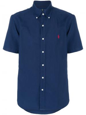 Рубашка с короткими рукавами Polo Ralph Lauren. Цвет: синий
