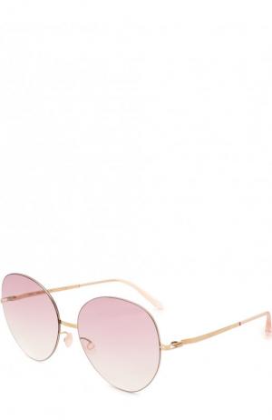 Солнцезащитные очки Mykita. Цвет: розовый