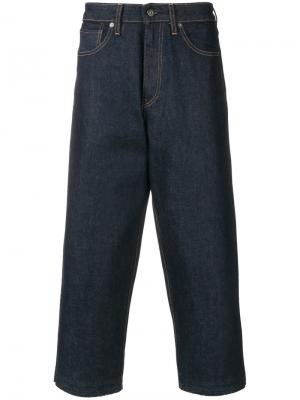 Укороченные широкие джинсы Levis: Made & Crafted Levi's:. Цвет: синий