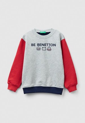 Свитшот United Colors of Benetton. Цвет: серый