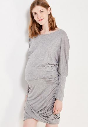 Платье 9fashion Woman. Цвет: серый